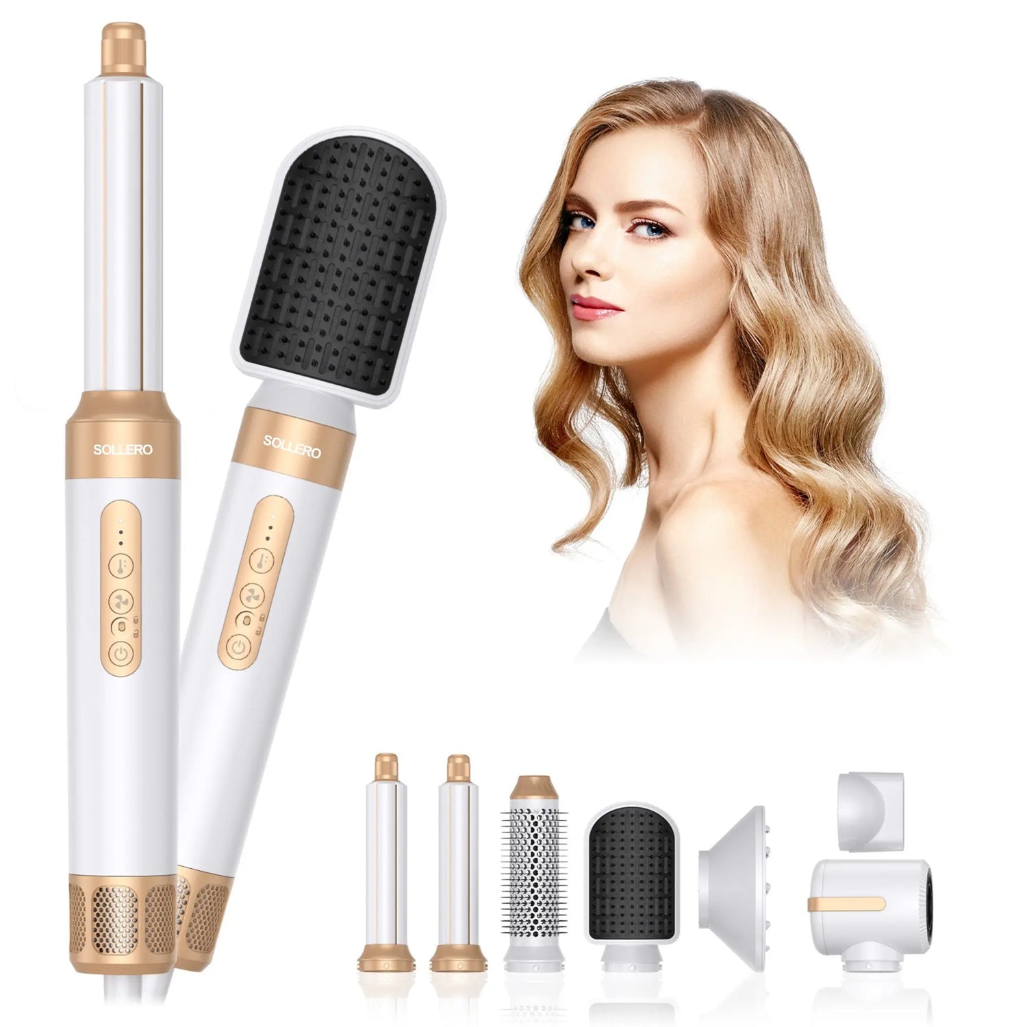 Sollero Multihaarstyler AirStyler 7 in 1: Haarstyler und Hair Dryer-Sollero Beauty